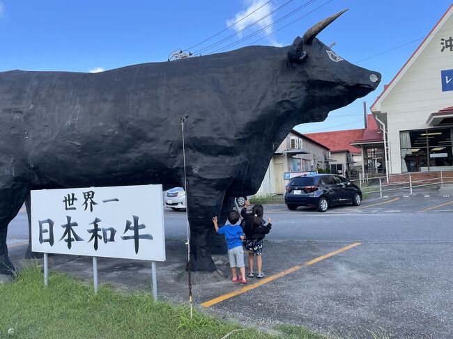 朝の涼しいうちにお土産を買いに行きます