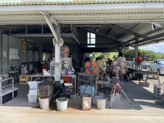 ここのガラスは廃瓶を再利用する製法と技法にこだわっているそうです