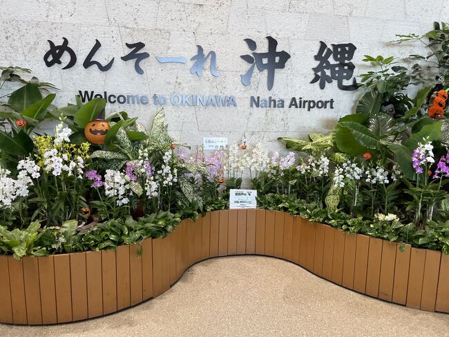 空港で時間まで過ごします。1週間天気がすごく良くて、海もプールも楽しめましたが、沖縄は明日から雨予報。運が良かったなー。