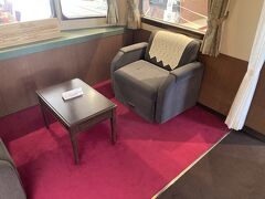 駅の中に併設されている、過去に走っていたトワイライトエクスプレスの車両を再現したスペースがあります。