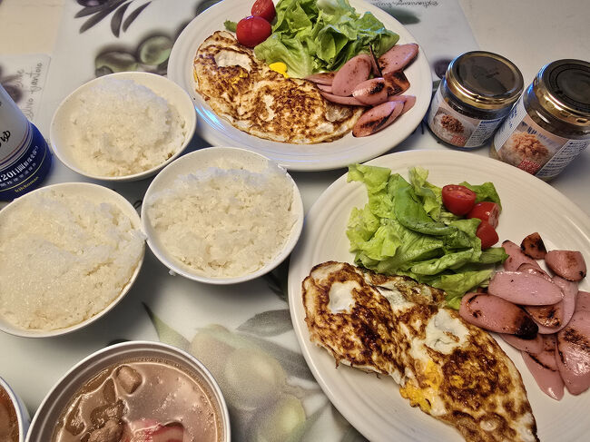 いつものように～夫が作ってくれる朝食です。