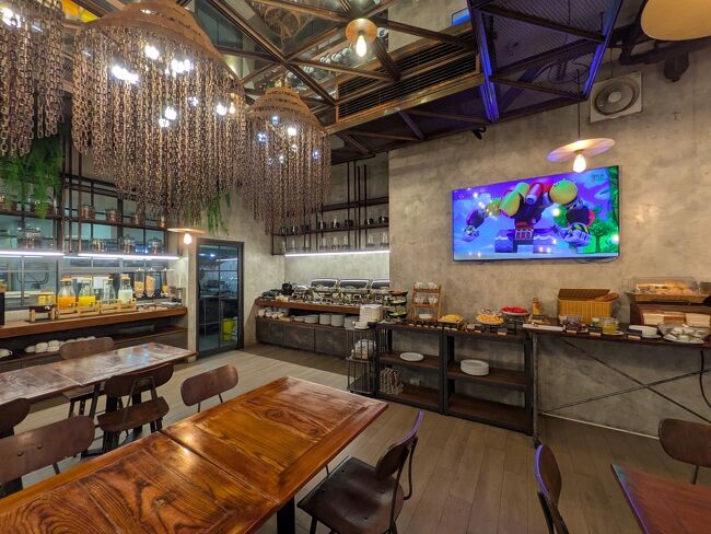 2日目<br />ホテルで朝食をいただきます。