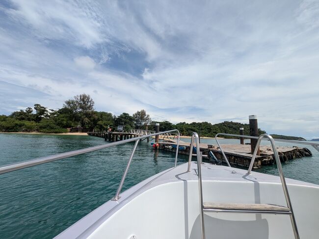 5分程でナカアイランド到着