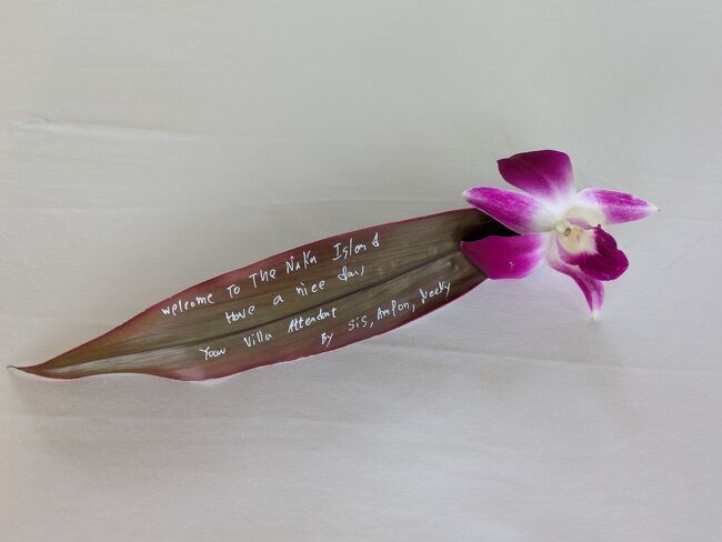 手描きのメッセージ