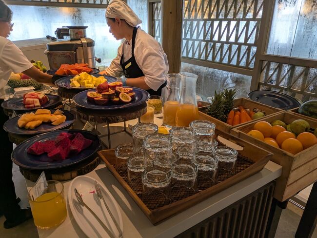 フルーツはジュースにもしてくれる