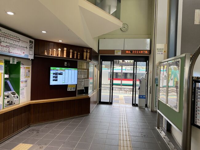 有人駅でした。ここから先陸羽東線は新庄駅まで続きますが、今は不通だそうです。