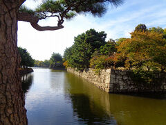 このホテルのNO１メリットは和歌山城が至近ということです。

道路を渡ればそこはお城の堀です。