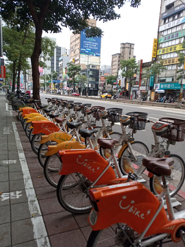 公館駅付近までレンタサイクル。。。<br />ポートの空きが一つしかなくあぶなかった。。。