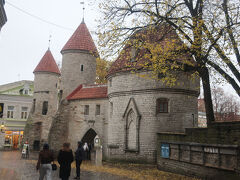 少し歩いてヴィル門が旧市街への入口
この門を入ると急に雰囲気がかわり、古い街並みが現れる