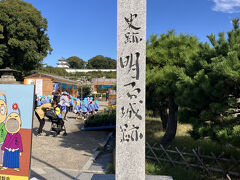 城址の公園へ
子供達も楽しそうに
