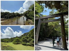 パーキングから15分ほど歩いたところで、伊勢神宮内宮に到着！！
こちらは、何度も訪れたことがあるので、ある程度勝手知ったる参拝路。
鳥居を前に礼をして、五十鈴川の流れに涼を感じたら、お詣りに向かいますーー。