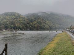 嵐山です。
雨～
なぜか竹林の小径の写真がない…
