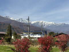青木湖から白馬方面へ。