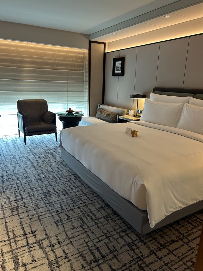 アサインされた部屋は、3001号室。<br />一人旅なので食事もあまり考えなくていいようにラウンジアクセス付きの部屋を予約していました。