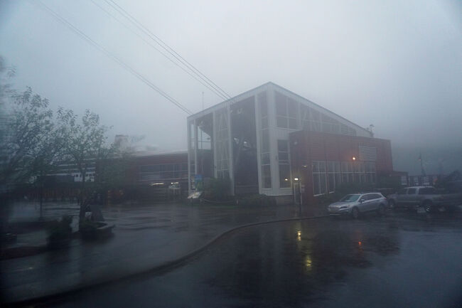 港周辺はずっと霧が立ち込めていたようで、「Mount Roberts Tramway」は終日運休だったようです。