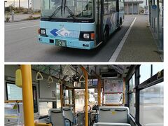 2日目
仕事に出掛ける日と同じくらい早起きして、安芸駅6時28分発のバスで先ずは室戸ジオパークを目指します。
乗車したのは小生一人　　