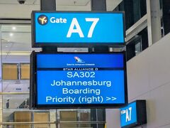 南アフリカ航空です。
このケープタウン～ヨハネスブルクの往復でもANAのマイルが貯まりました☆
