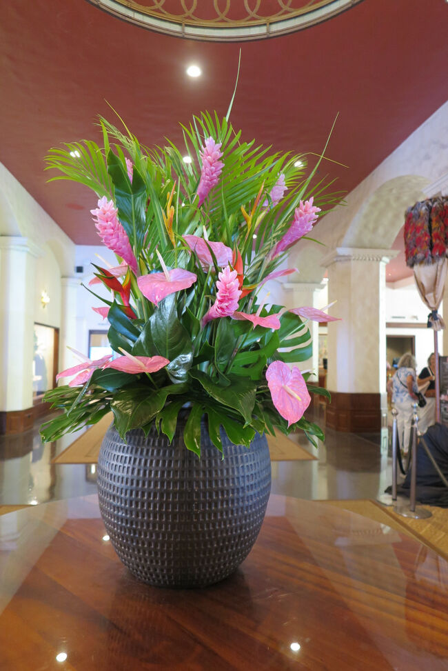 花もピンクです