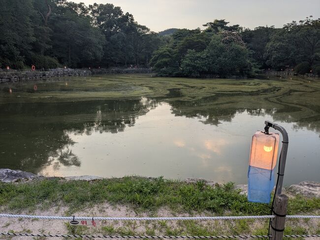 王宮の北側にも敷地が広がる