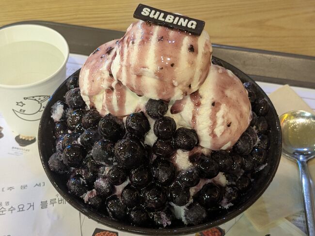 ヨーグルトブルーベリーのピンス