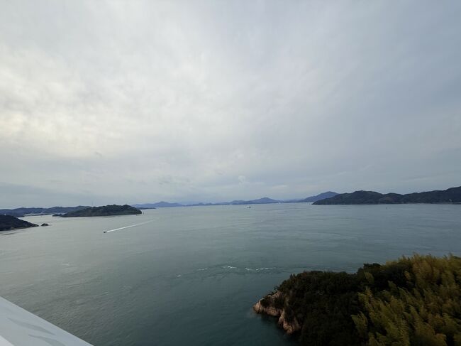 しまなみ海道もこれが見納め。ゆっくりと渡りましょう。