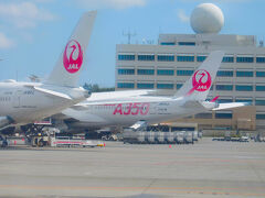 定刻通りに那覇空港到着