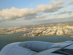間もなく那覇空港です
