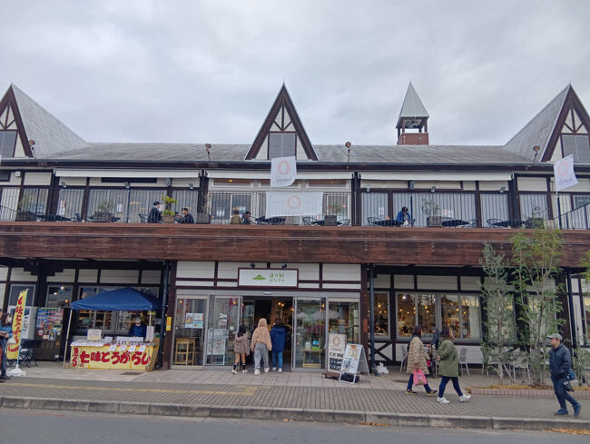 朝8時45分、関越自動車道花園IC手前の国道140号線沿いの道の駅”はなぞの”で休憩します。