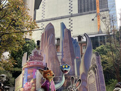 ズートピアが展示されていました。