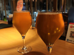 おいしいビールをいただきました
