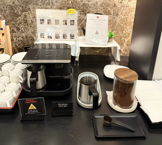 な、な、なんと！<br />ターキッシュコーヒーがあった事に全く気づかなかった私(*_*)<br />帰国後に姉と旅行写真共有した時に知りました<br />ちょっと飲みたかったな<br />ちゃんとチェックしていた姉、すご～<br /><br />しっかりチェックしないとですね