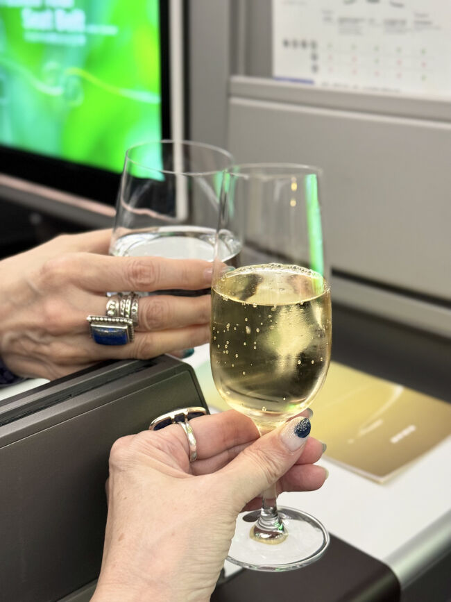 乾杯再び<br /><br />良い旅になりますように！