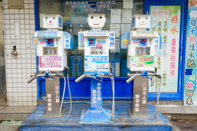 飲料水の補給ステーションもよく見かけました<br />かわいいね！