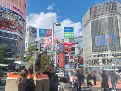 インバウンドに人気のハチ公と渋谷スクランブル交差点