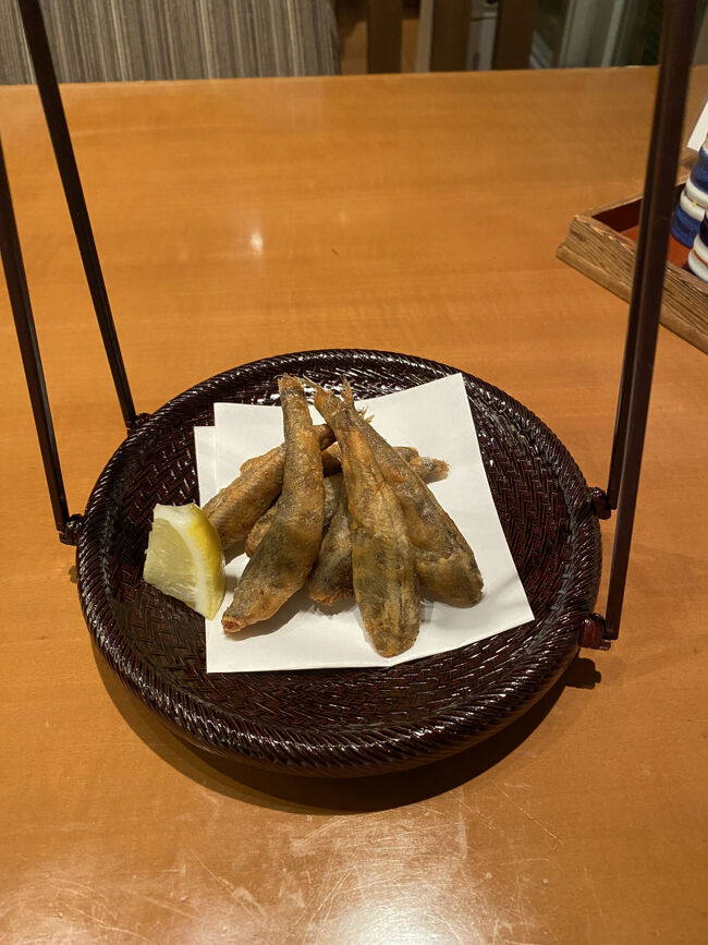 揚げ物がなかったので、深海魚のメヒカリの唐揚げを追加。