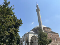 坂道と暑さにやられたところへちょうど心のオアシス、モスクが目に飛び込んできました。