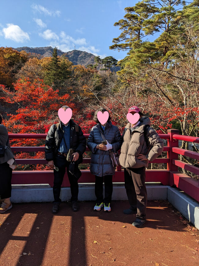 天気予報では3日間雨予報だったのですが、旅行の日が近づくにつれて、真ん中の日は晴れ予報に変わりました。本当にラッキーでした。