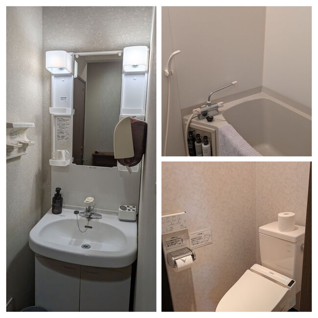 露天風呂を利用しましたので、部屋のバスルームは利用しませんでした。洗面所もトイレも全て独立型になった、スタンダードな和室です。