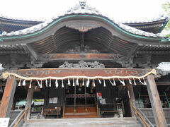 赤穂八幡宮の拝殿。