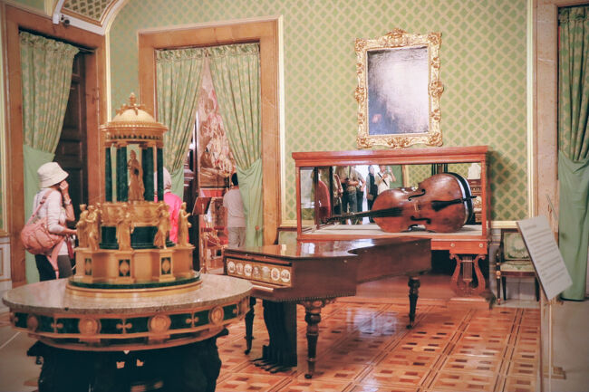 コレクションが置かれていた部屋