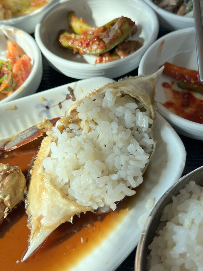 甲羅にライス<br />最高♪