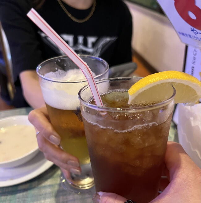 運転、お疲れ様です～KP～(о´∀`о)<br /><br />友達はノンアルコールビール￥400<br />私はアイスティ￥350<br /><br /><br />