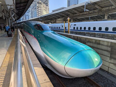 7:56発、
はやぶさ103号で北上へ向かいます。
