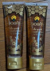 タイのお土産の定番の１つ<br />チューブ型のはちみつ<br />チューブ型めちゃめちゃ便利ですよね。<br />ドイカムのノーマルはちみつ