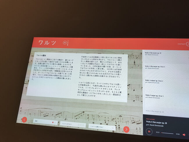 いろいろショパンの曲を説明を日本語で読みながら聴けます。