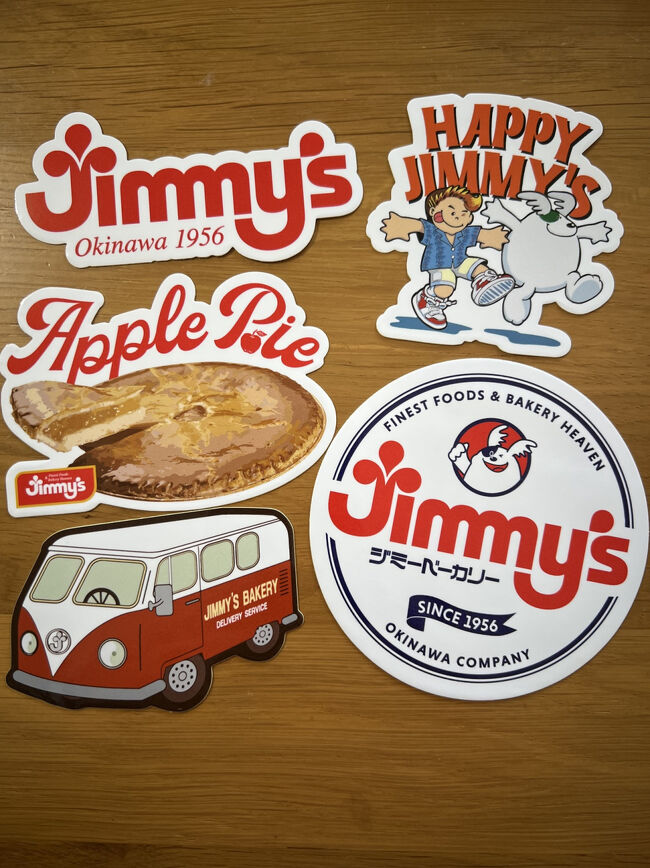 ［購入品］<br /><br />ジミーステッカー5枚入り￥980