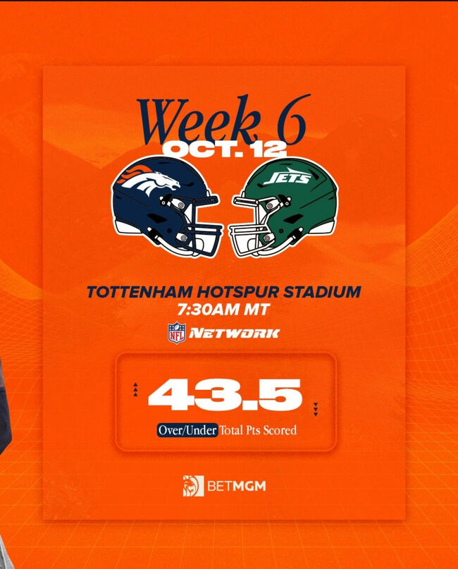 今日の試合の2チームのこれまでの状況について。<br />NFLのシーズンが9月に開幕して、両チームともに5試合を消化して、今週が6試合目。<br />我がブロンコスは3勝2敗で勝ち越しておりますが、ジェッツは開幕から1勝もできず5連敗中。普通に考えればブロンコスの勝ちは堅いところですが、相手は初勝利を目指して死に物狂いで向かってくるでしょうから、気は抜かずにやれよ～と心の中で唱えてました。