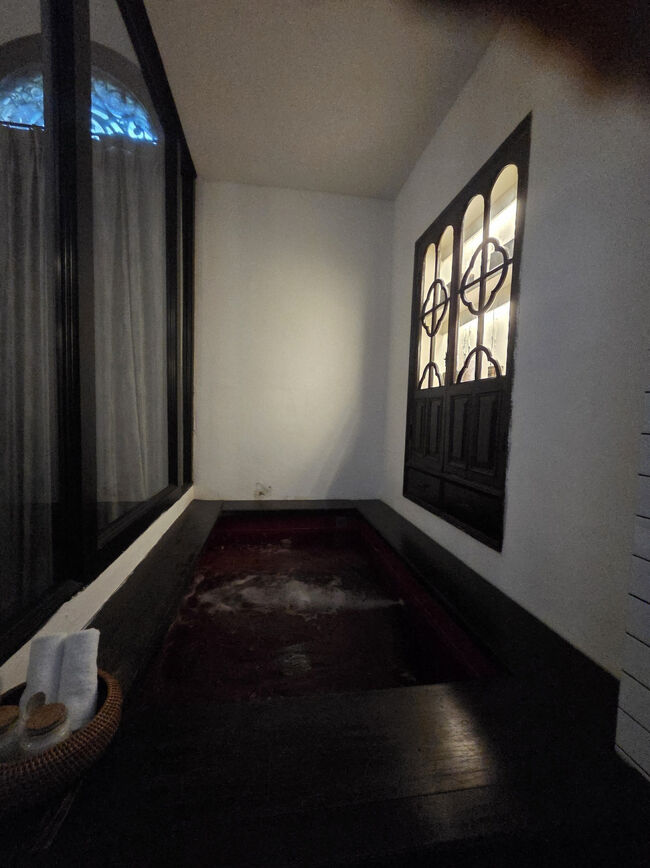 ジャグジー付きのお部屋をチョイス