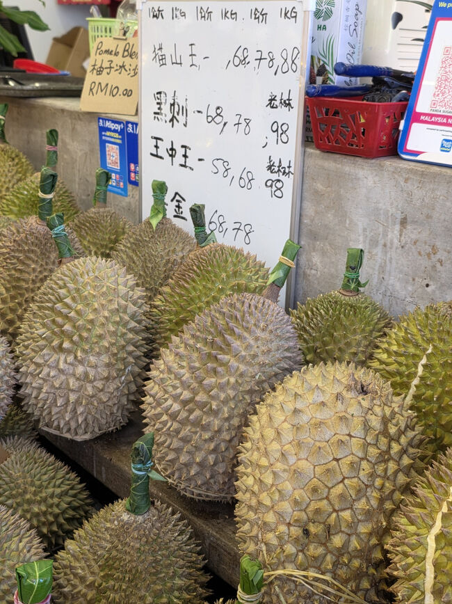 ドリアンにも色々種類有るって始めて知った。