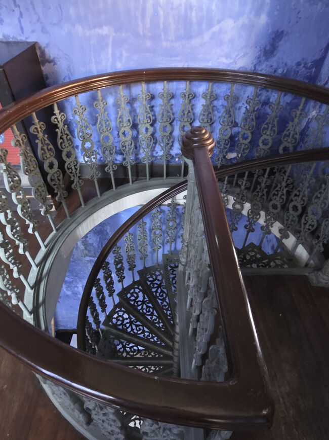 螺旋階段も綺麗。